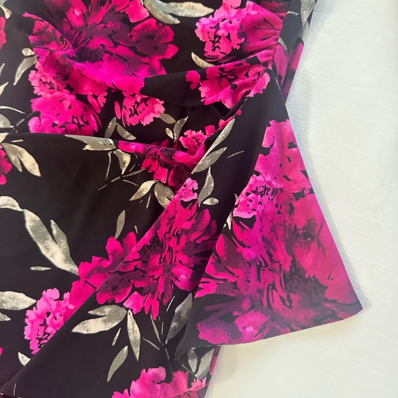 Anne Klein Pink and Black Dress - Picture 5 of 9